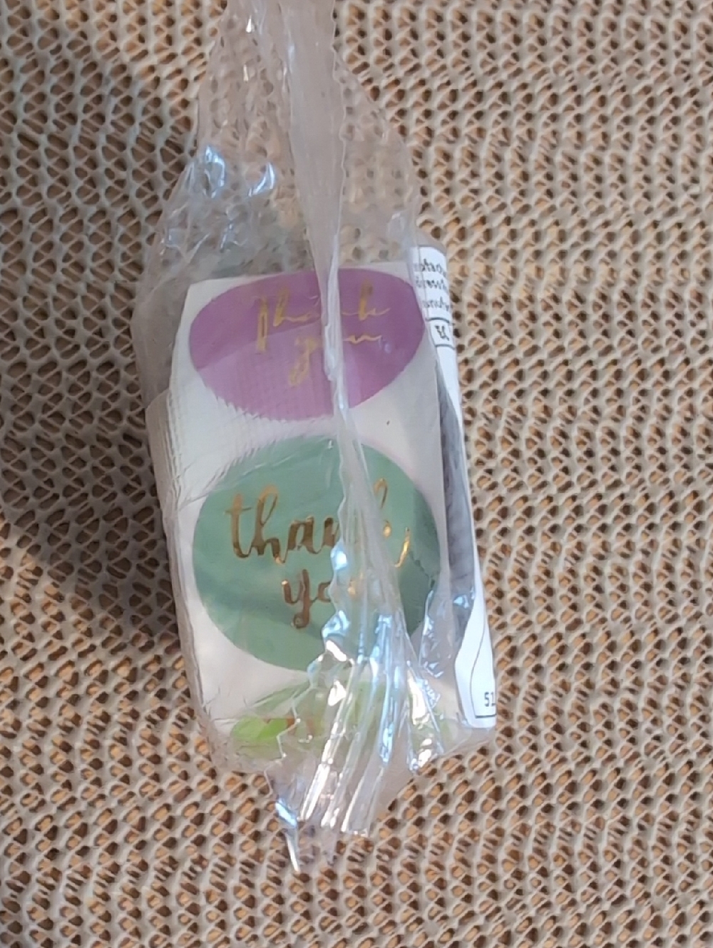 Thank You Sticker 500 Count On A Roll – Pastel Colors New